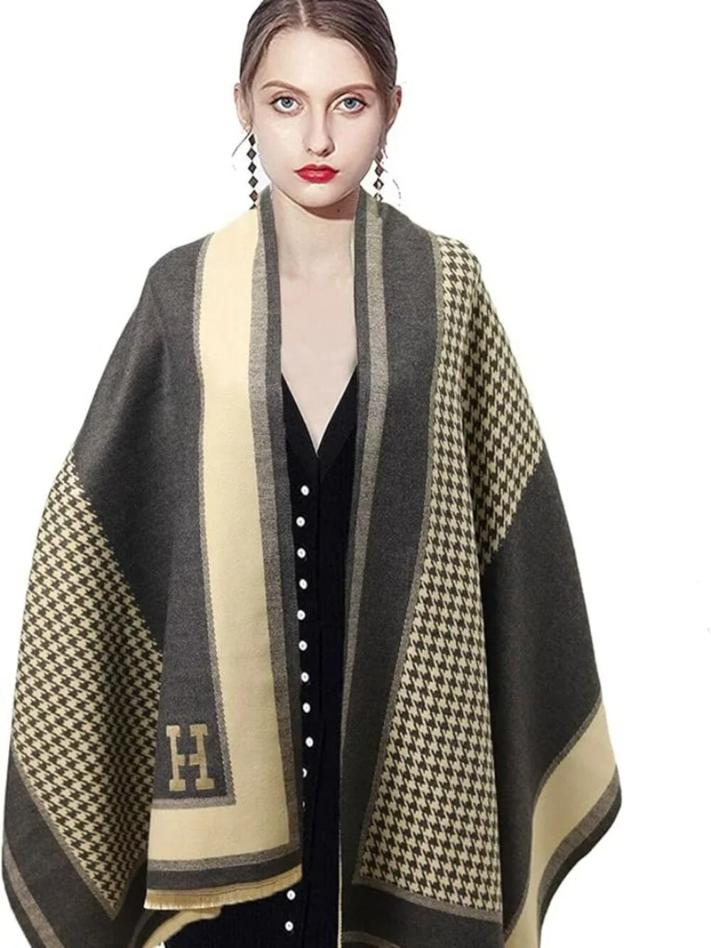 NEW! LUXURY HIGH END VIBES WRAP SCARF SHAWL BLANKET